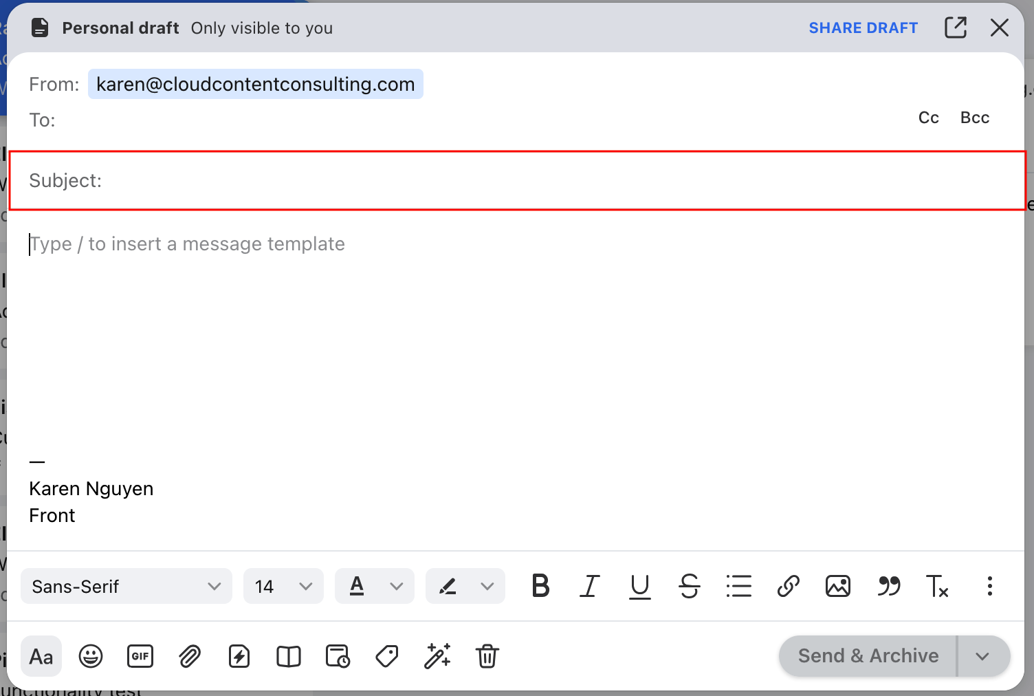 How to compose, send, and customize messages