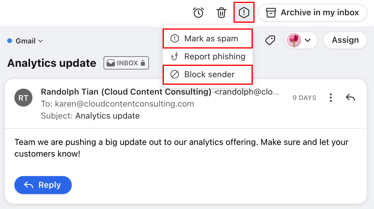 How to Block Spam Emails