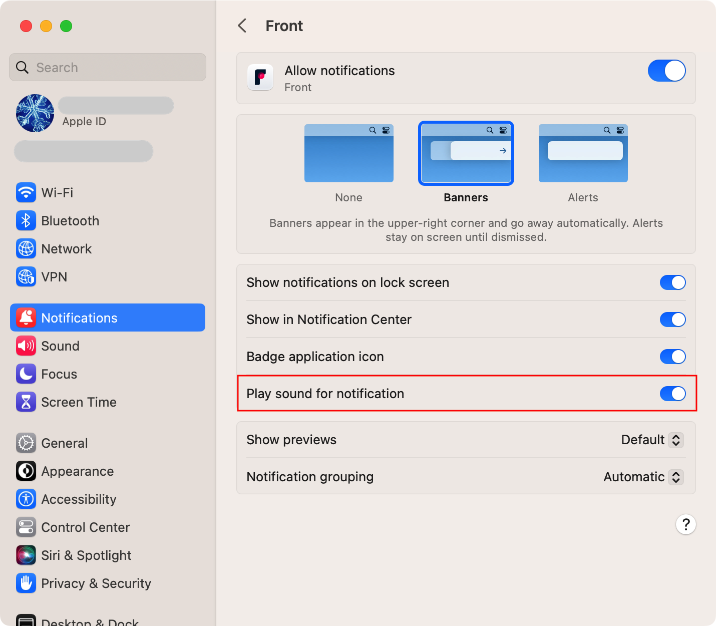 How to Enable/Disable Notifications on Mac  