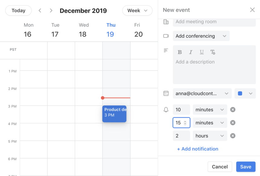 Help Center - How do I add a reminder to the calendar?