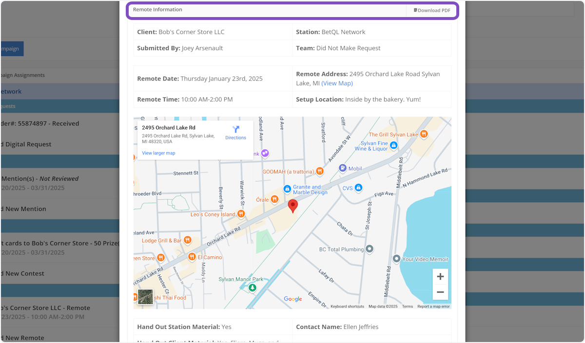 Click on View Remote