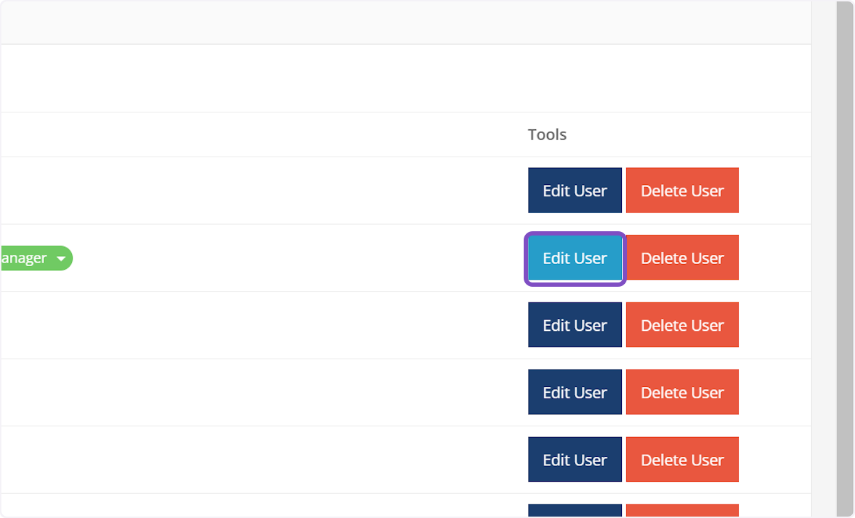Editing Other User Settings