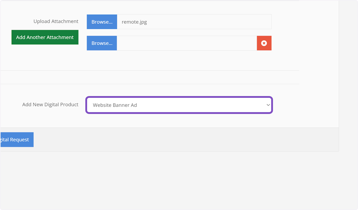 Select a Digital Product