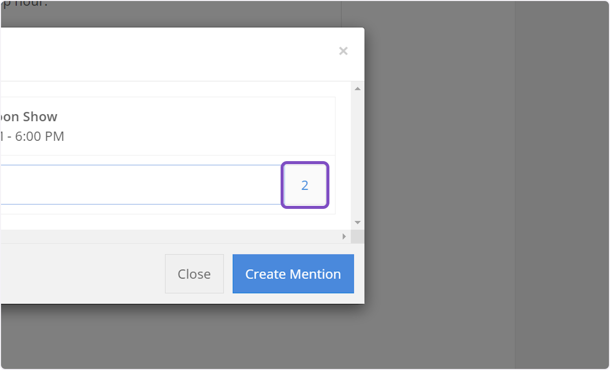 On the right-hand side of the daily assignments you'll see the total per day for all dayparts
