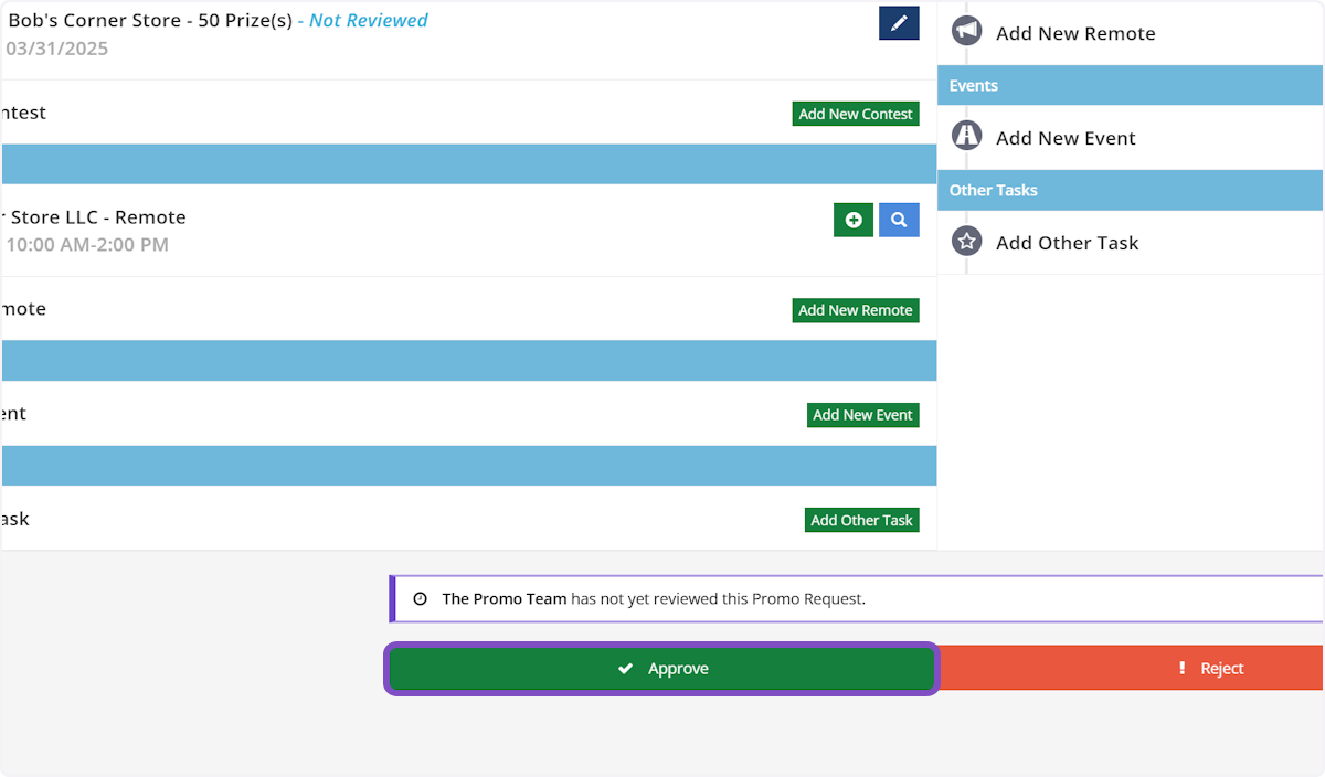 Let's Approve the Campaign!