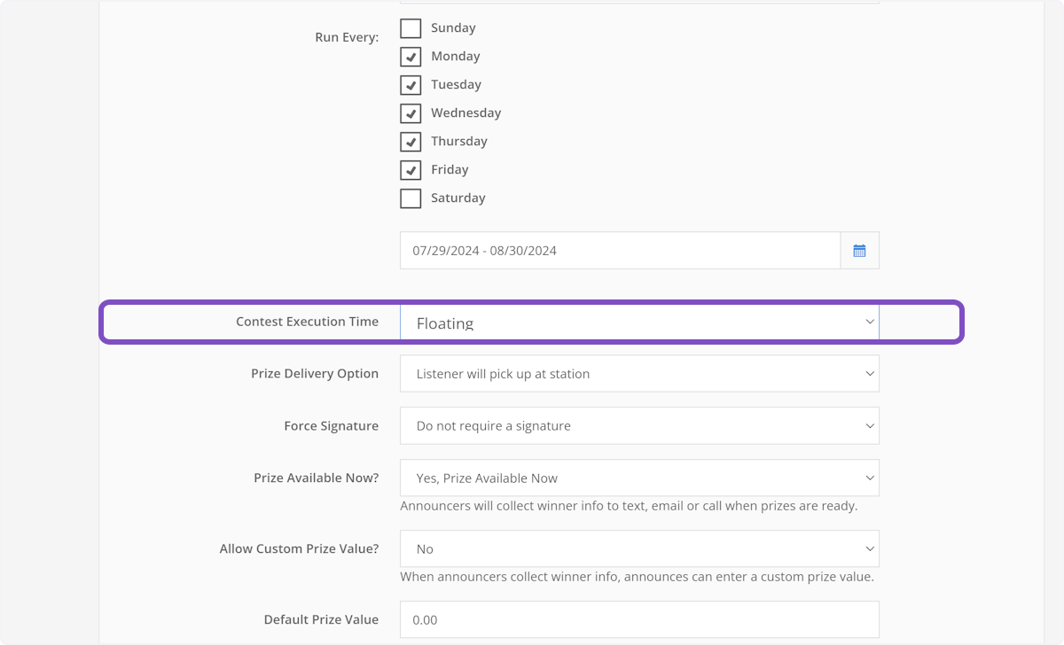 There are two options for