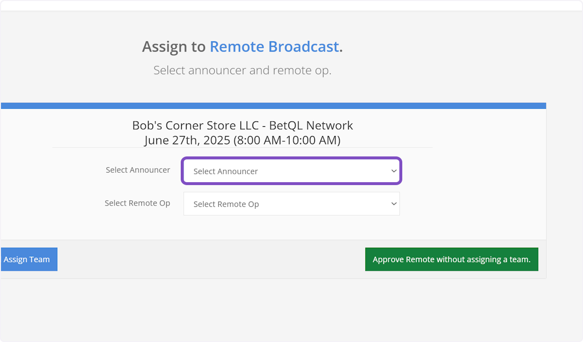 Approve Without a Team