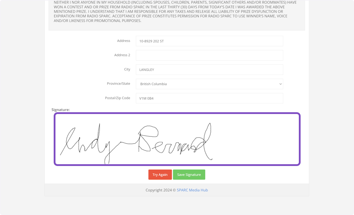 They will again sign in the